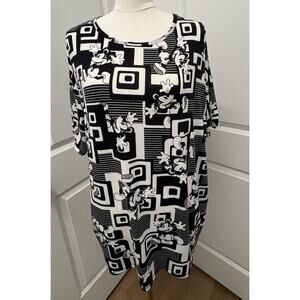 Disney Mickey Mouse LuLaRoe Irma Women’s Top Black And White Size Medium